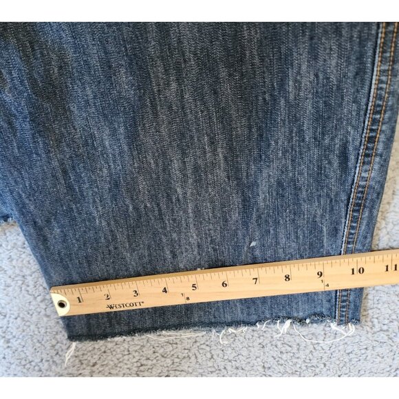 Y2K Marithe Francois Girbaud Double Button Skater Hip Hop Blue Jeans Size 44 - Picture 14 of 16